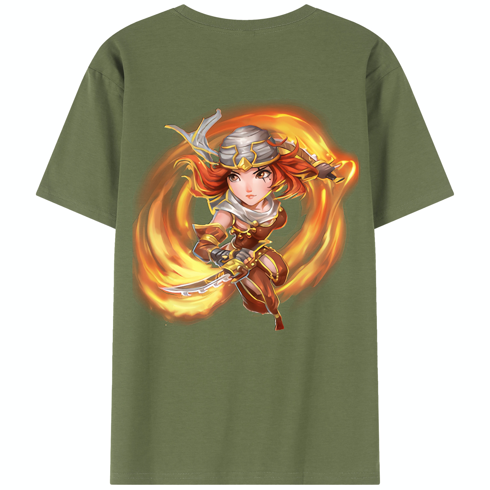 リーグ・オブ・レジェンド League of Legends LOL 綿100％半袖Tシャツ（背面プリント）